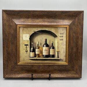 Kirkland wall décor Chateau Margaux 11 1/2 x 13 Wine Picture with frame